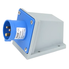 TRACON Ipari dugvilla falra szer. 2P+F IP44 (apa)