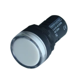 TRACON LED-es jelzőlámpa, fehér, 24V AC/DC, d=22mm