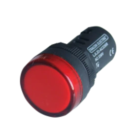 TRACON LED-es jelzőlámpa, piros, 24V AC/DC, d=22mm