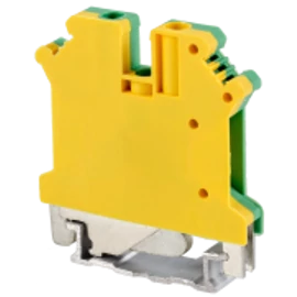 TRACON Védővezető ipari sorozatkapocs, sínre, zöld/sárga, 0,2-4mm2, 41A