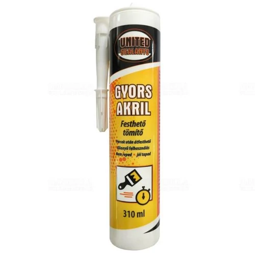 United Sealants Gyors Acryl fehér 310ml