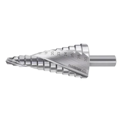WÜRTH LÉPCSŐS FÚRÓ HSS (D4-12MM) felületkezeletlen