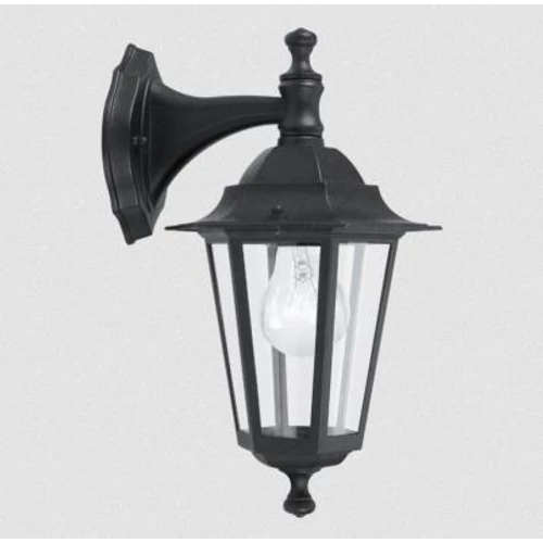 EGLO Laterna Kültéri fali lámpa 1xE27 max 60W fekete