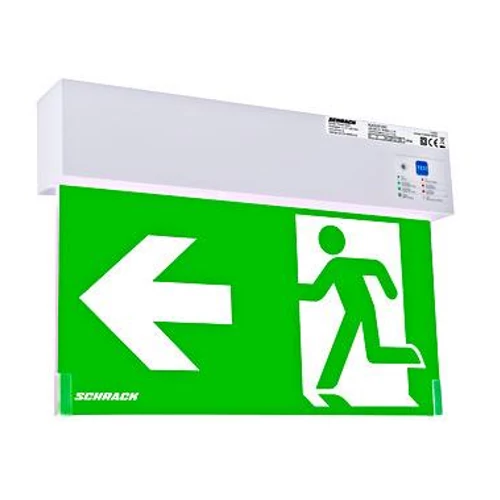 K2 lámpa, LED, 3-8h, 230VAC, önellenőrző - 1h/2h/3h/8h áthidalására, LiFePO4 akkumulátorral
