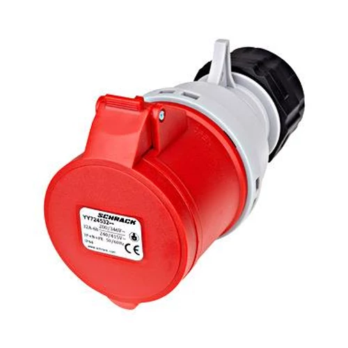CEE lengő aljzat, 5 pólusú, 32A, 400V, IP44