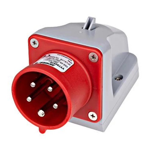 CEE fali villa, 5 pólusú, 16A, 400V, IP44