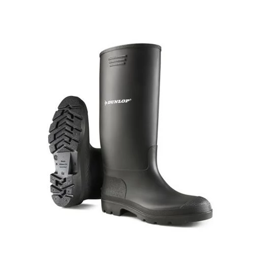 DUNLOP Pricemastor sav- és lúgálló PVC csizma, fekete