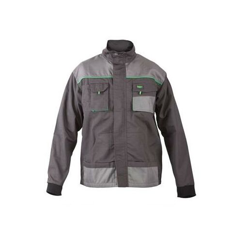 TOP GREEN Jacket (TOP010) munkakabát, 65% poliészter, 35% pamut, 270g/m2 - szürke