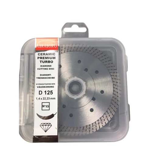 Gyémánttárcsa TURBO SONIC 125x2,4x22,23 (No. 15)