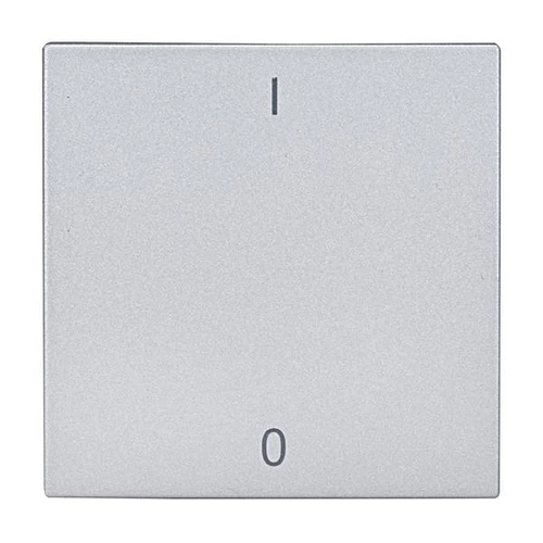 Billentyű I/0 szimbólummal, ezüst