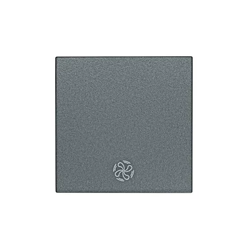 Billentyű ventilátor szimbólummal, antracit