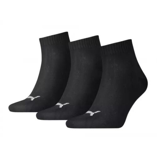 Puma unisex zokni - 3pár/csomag - FEKETE - 43-46