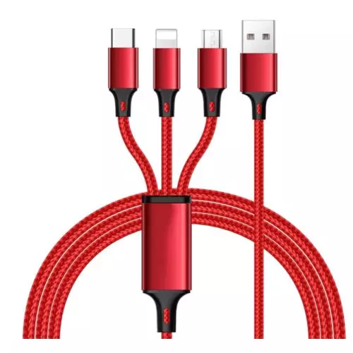 BF USB kábel 3in1 színes