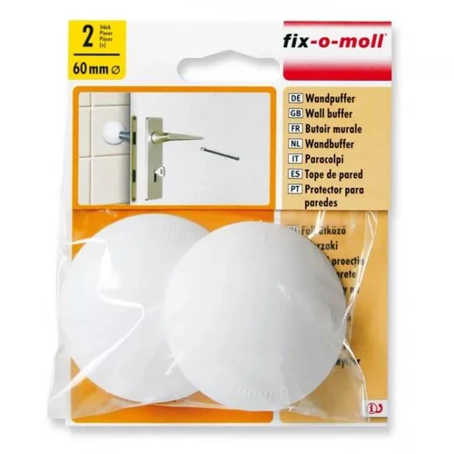 ABRABORO Fali ütköző 2 x D 30 mm fehér FIX-O-MOLL ( 3566631 )