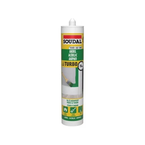 Soudal akryl Turbo gyorskötésű fehér szilikon - szilo