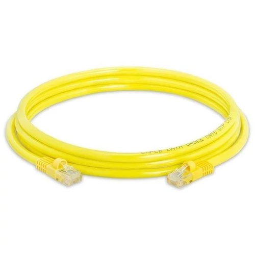 Cat5e RJ45 patch kábel 1m - sárga