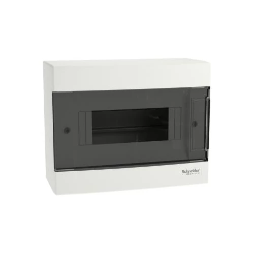 Kiselosztó fk. 8M (1x8M) PE+N-el átlátszó AJTÓ IP40 Easy9 Schneider