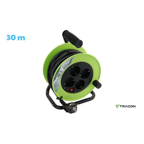 Kábeldobos hosszabbító 30 m 16A 3×1,5mm2 H05RN-F IP20