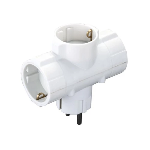 GAO T dugó földelt 3-as elosztó, 230V, gyerekzáras max16A