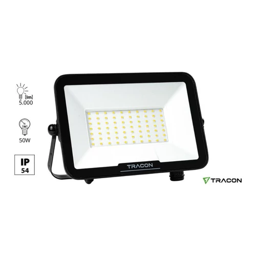 LED fényvető SAMSUNG chippel,mozgásérzékelő csatlakozóval 50W