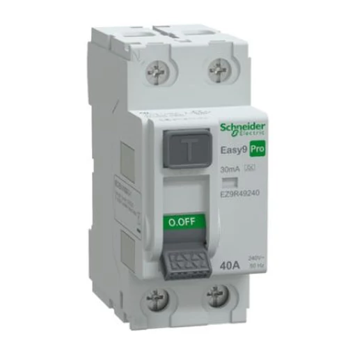 Schneider - Áram-védőkapcsoló, A osztály, 2P, 40A, 30mA - Easy9 Pro