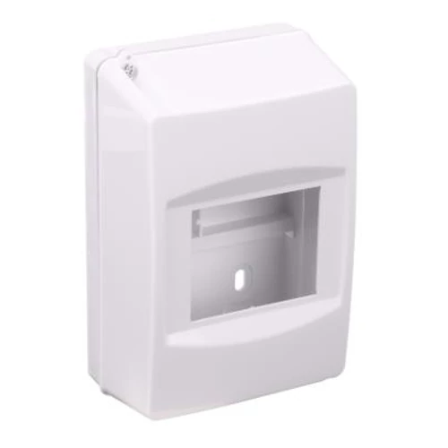 Falon kívüli elosztódoboz, ajtó nélkül, 1×4 modul, IP40
