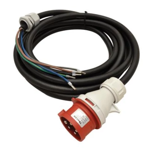 Gumikábel ipari csatlakozó dobozhoz GT 5×2,5mm2, 16A, 5p, 2,5m