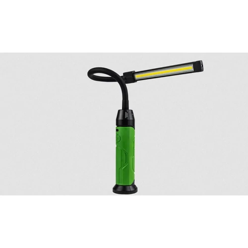 Akkumulátoros LED kézi lámpa 10+1,5W, 6500K, 3,7V, 4000mAh, 800/90lm, 8 h, IP44