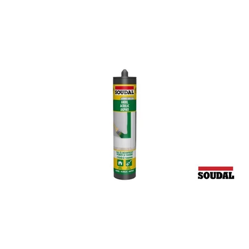 Soudal Akril tömítő fehér 280ml, beltér, festhető