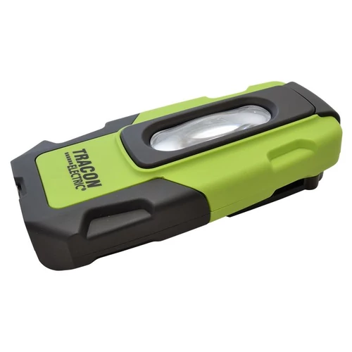 TRACON Akkumulátoros LED kézi lámpa USB töltő kimenettel