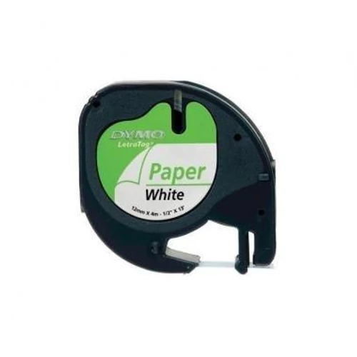 Dymo kazetta papír fehér 12mm x 4m Letratag S0721510