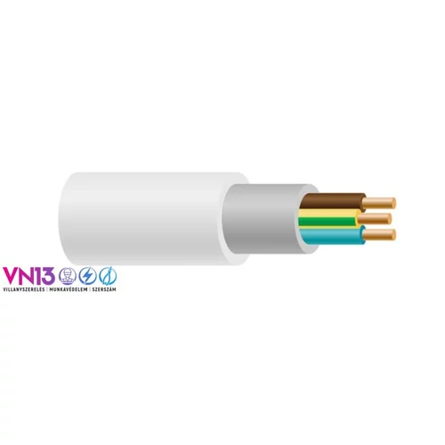 Mbcu 3x2,5 szürke tömör 300/500V Nym-J