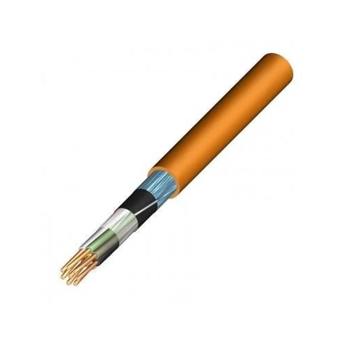 Tűzálló tűzjelző kábel 2x2x1 piros tömör árny.Jb-h(st)h FE180/E90 2x2x1