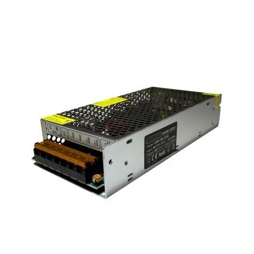 LED Trafó 150W 12V/DC (12,5A) stabilizált fémházas 7823208 nem ventilátoros