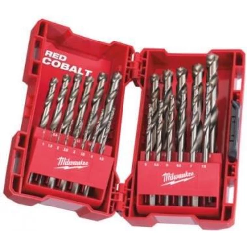Fúrókészlet Red Cobalt HSS-Co 25db-os 1-13mm szett Milwaukee