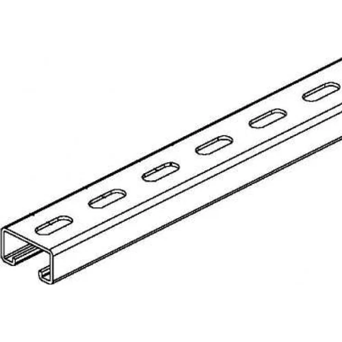 Profilsín C 48x26mm 2,5mm 11,5 furattal horganyzott (3m/szál) Niedax
