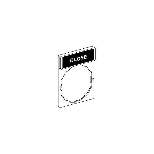 Címketartó címkével "CLOSE"