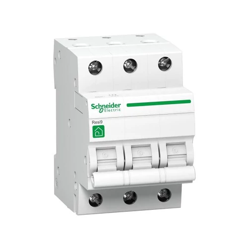 Kismegszakító - Circut breaker 3P C 63A 4,5kA R9F 3 MOD. Resi9 Schneider