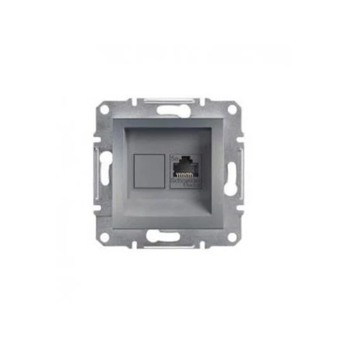 Asfora 1xRJ45 (Internet) aljzat UTP CAT5e Acél