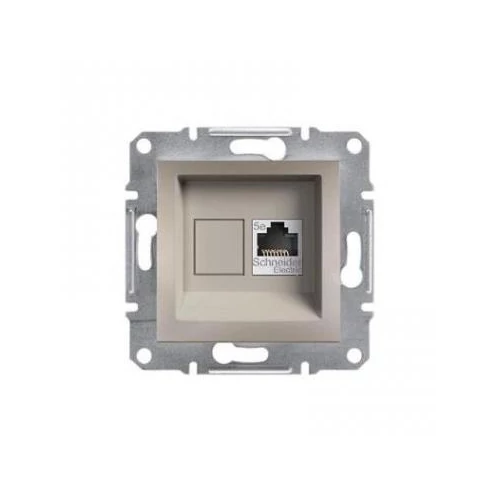 Asfora 1xRJ45 (Internet) aljzat UTP CAT5e Bronz