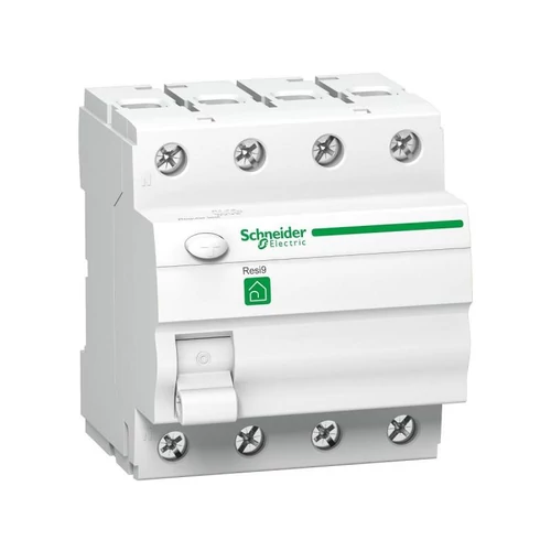 Fi relé 4P 63A 30mA Resi9 R9R "AC" 4 MOD. Schneider
