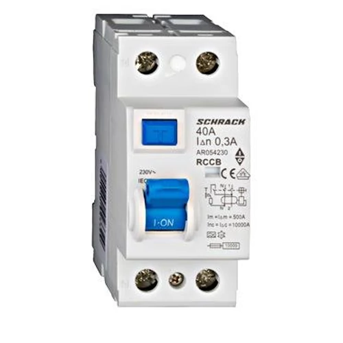 Fi relé 2P 40A 300mA AMPARO "A" 2MOD.