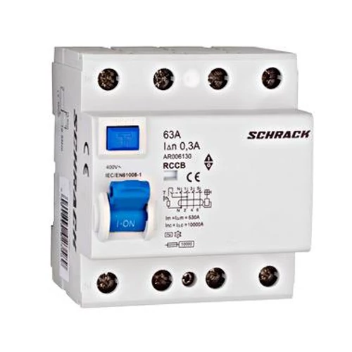 Fi relé 4P 63A 300mA AMPARO "AC" 4 MOD.