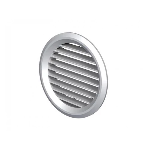 Ventilátor 100 Kerek szellőzőrács cső csatl., hálóval, külső D128