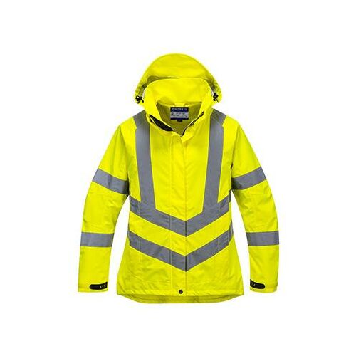 LW70 - Női jól láthatósági lélegző kabát - sárga