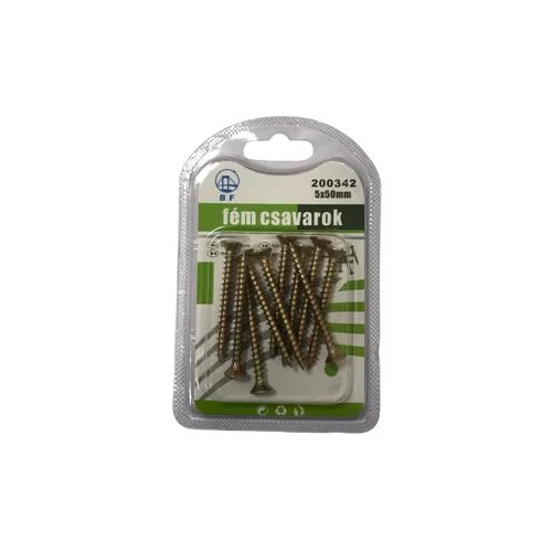BF fém csavar 5x50 mm csomagolt (10db)