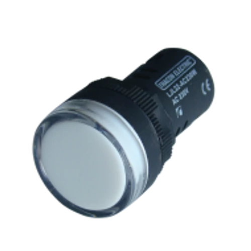 TRACON LED-es jelzőlámpa, fehér, 24V AC/DC, d=22mm