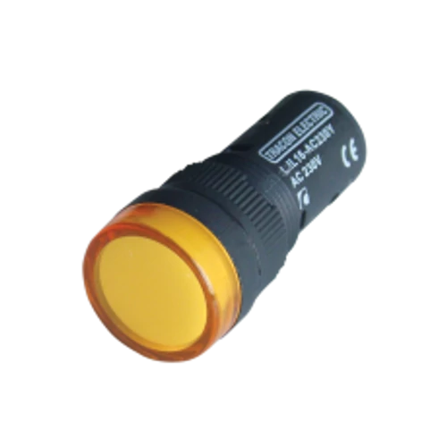 TRACON LED-es jelzőlámpa, sárga, 24V AC/DC d=16mm
