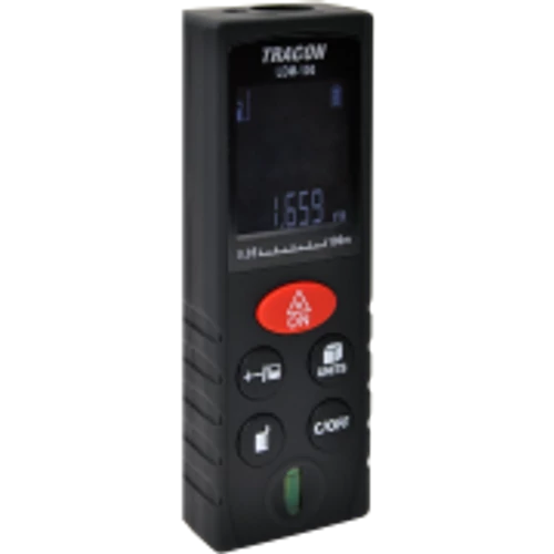 TRACON Lézeres távolságmérő 100m IP54/0.1-100 m/2xAAA