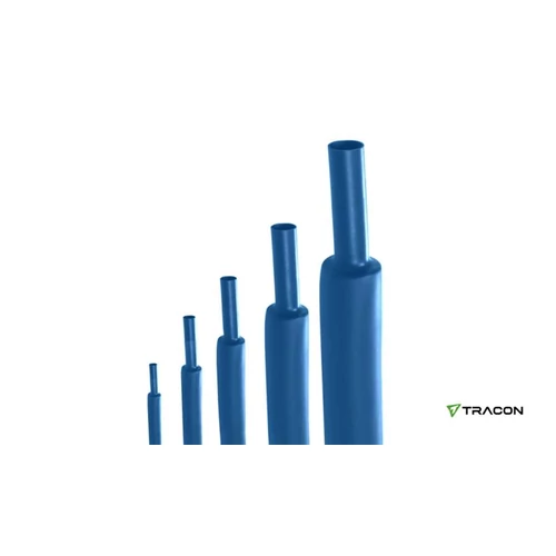TRACON Zsugorcső, vékonyfalú, 2:1 zsugorodás, 1,6-0,8 Kék